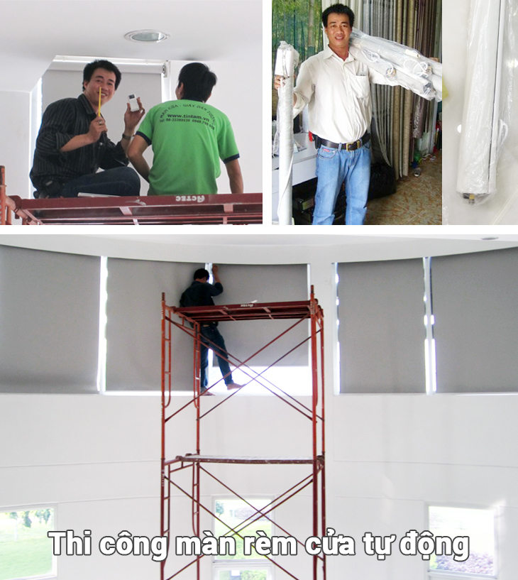 nhận thi cong màn rèm cửa tự động chuyên nghiệp